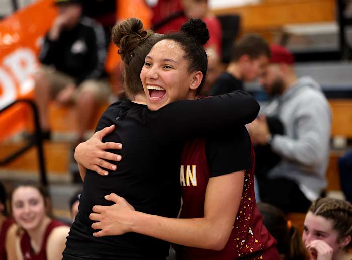 Cardinal Newman girls BB 61, San Ramon Valley 55 NCS Open championship by Dennis Lee 2-24-24022420240 (3)